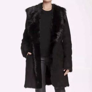 Andrew Mark x Richard Chai designer collaboration Spanish Toscana shearling coat